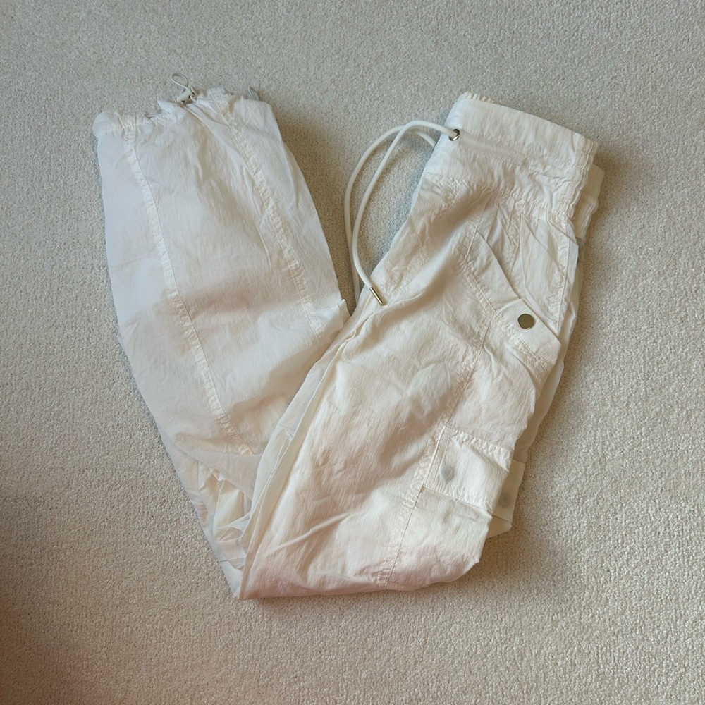 Baggy athletic trash bag pants